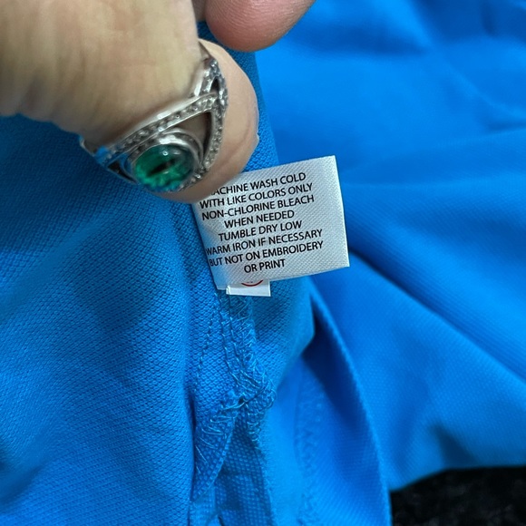NWT Len’s Size Large U.S.POLO ASSN Short-sleeve Polo Shirt Logo Embroidered Blue - Picture 13 of 14